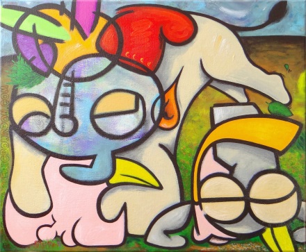cuckoos nest painting 440 eric bourdon