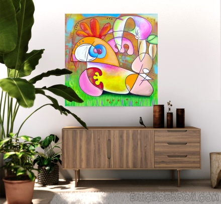 buy painting contemporary artist eric bourdon