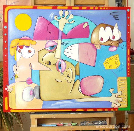 pop rat peinture eric bourdon