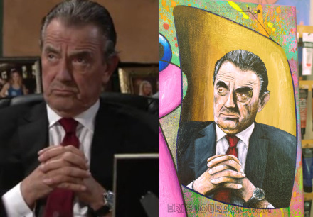 portrait eric braeden fragment peintre eric bourdon