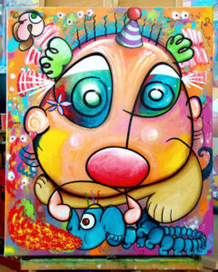 saint-georges-terrassant-le-dragon-eric-bourdon-peinture-atelier