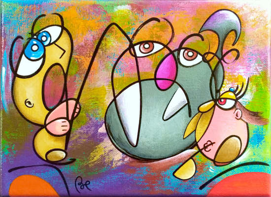 big game fishing acrylic painting eric bourdon