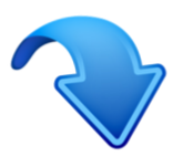 blue arrow