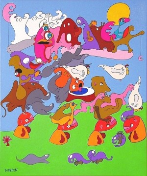 Boloognito World - Painting - Eric Bourdon
