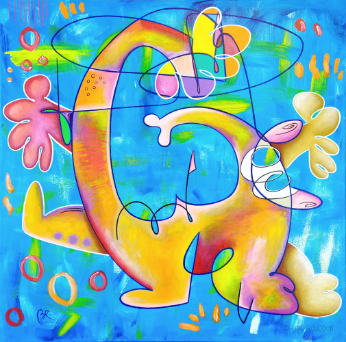 BURNOUT - Original painting - Eric Bourdon