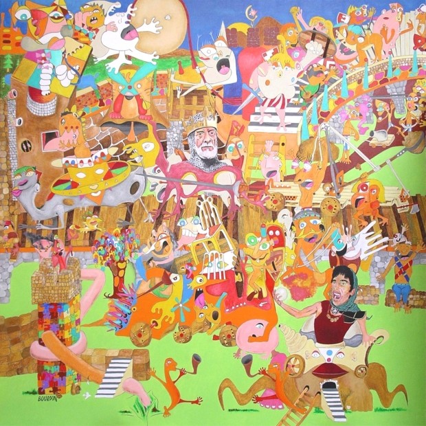 The Departure of the King - Painting by Eric Bourdon