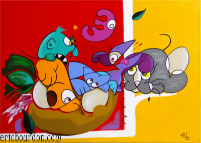 deserve eggs painting eric bourdon