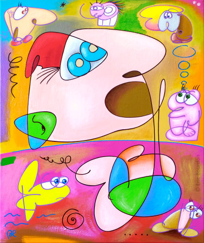 dumb art painting artwork eric bourdon