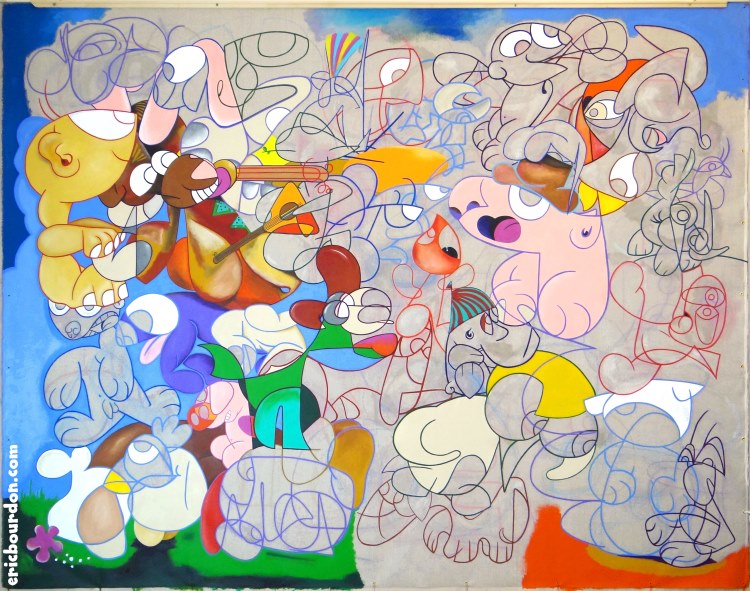 eric bourdon canvas psychedelic final step