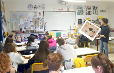 improvisational drawing workshop high school eric bourdon