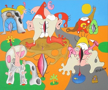 Libido Worship - Painting Eric Bourdon