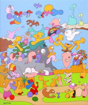 Love Et Cetera, by painter Eric Bourdon