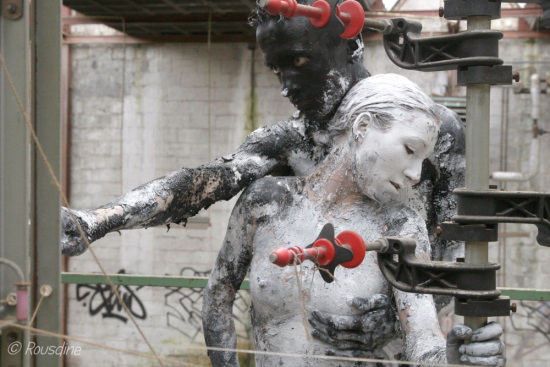 nude body painting factory eric bourdon