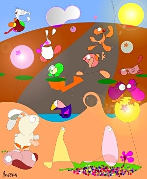 pink rabbit factor digital creation eric bourdon