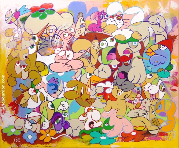 steps acrylic painting lost painter eric bourdon